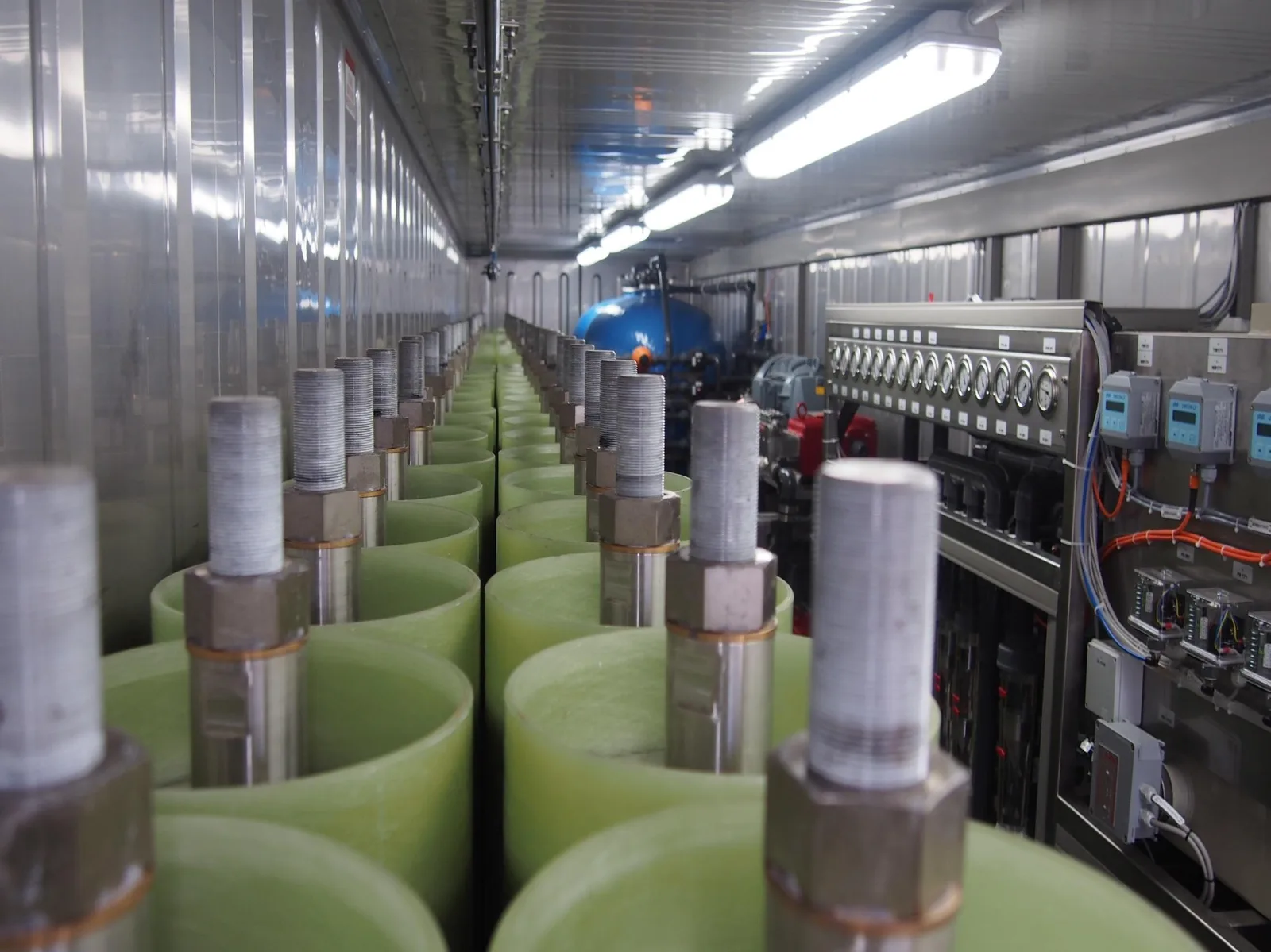 RCDT reverse osmosis modules of the landfill leachate plant in Galicia
