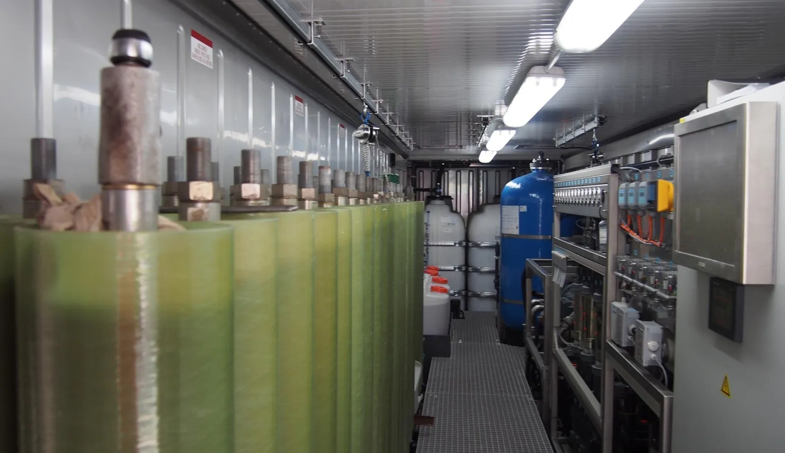 Interior of the emergency system